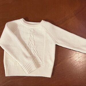 Jacadi Cream Sweater with Eiffel Tower Design